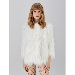 alabama Muse Giacca Ross Gold off white 40/US4